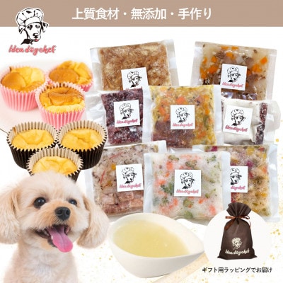 【プレミアム・ドッグミールセットB】犬用ごはん 無添加 手作り Idea dog chef【配送不可地域：離島】