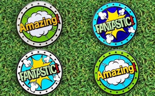 純銀製 七宝焼でできたオリジナルゴルフマーカー ｜ ゴルフ用品 民芸品 工芸品 伝統技術 雑貨 日用品 オリジナル デザイン 純銀製 七宝焼 プレゼント 記念品