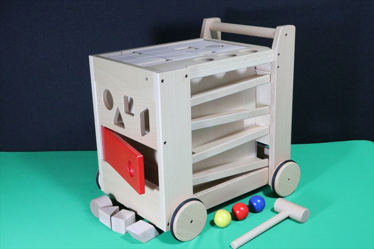 木製おもちゃ ジョイフルワゴン