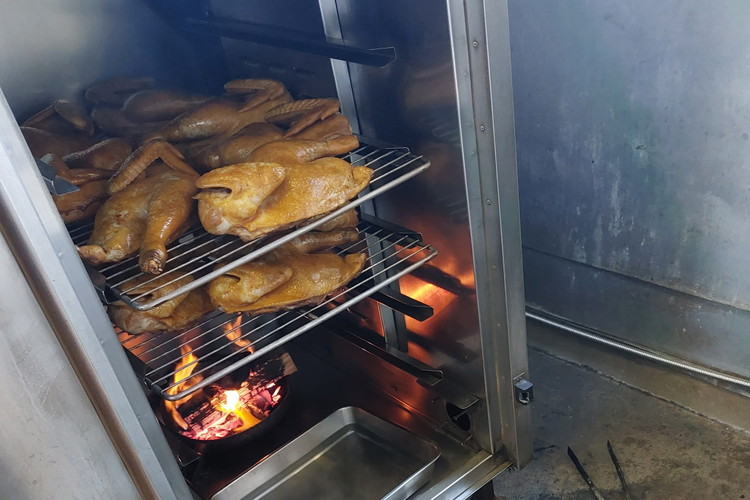 栃木しゃもスモーク　むね・もも・レバーセット　※離島への配送不可