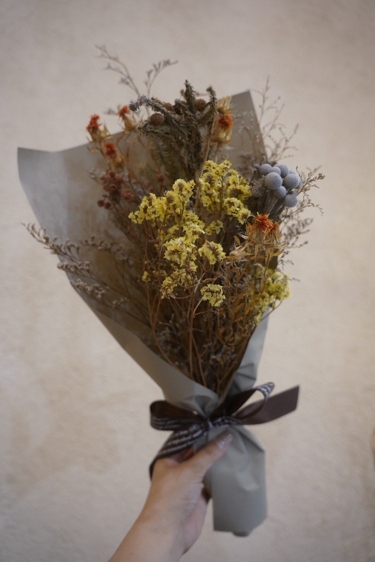 ドライフラワーブーケ 季節のドライフラワーおまかせセット ｜ 乾燥花 ブーケ お任せ 癒し インテリア ナチュラルギフト 花 花束