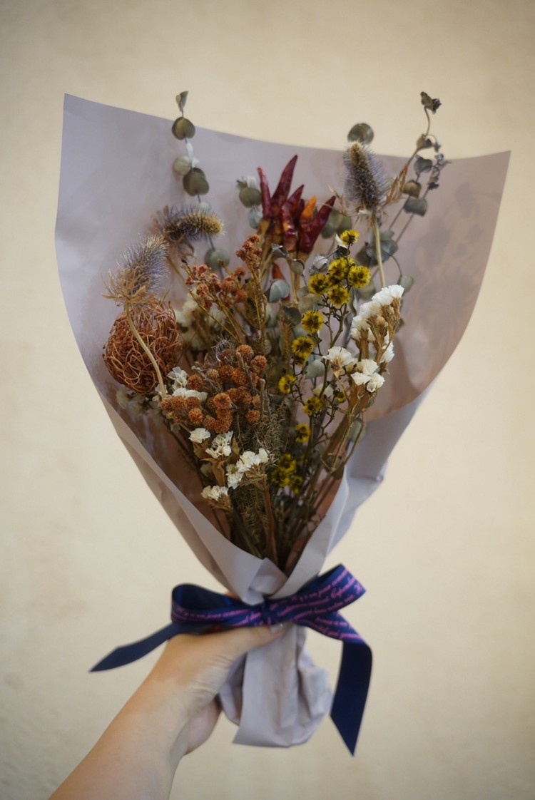 ドライフラワーブーケ 季節のドライフラワーおまかせセット ｜ 乾燥花 ブーケ お任せ 癒し インテリア ナチュラルギフト 花 花束