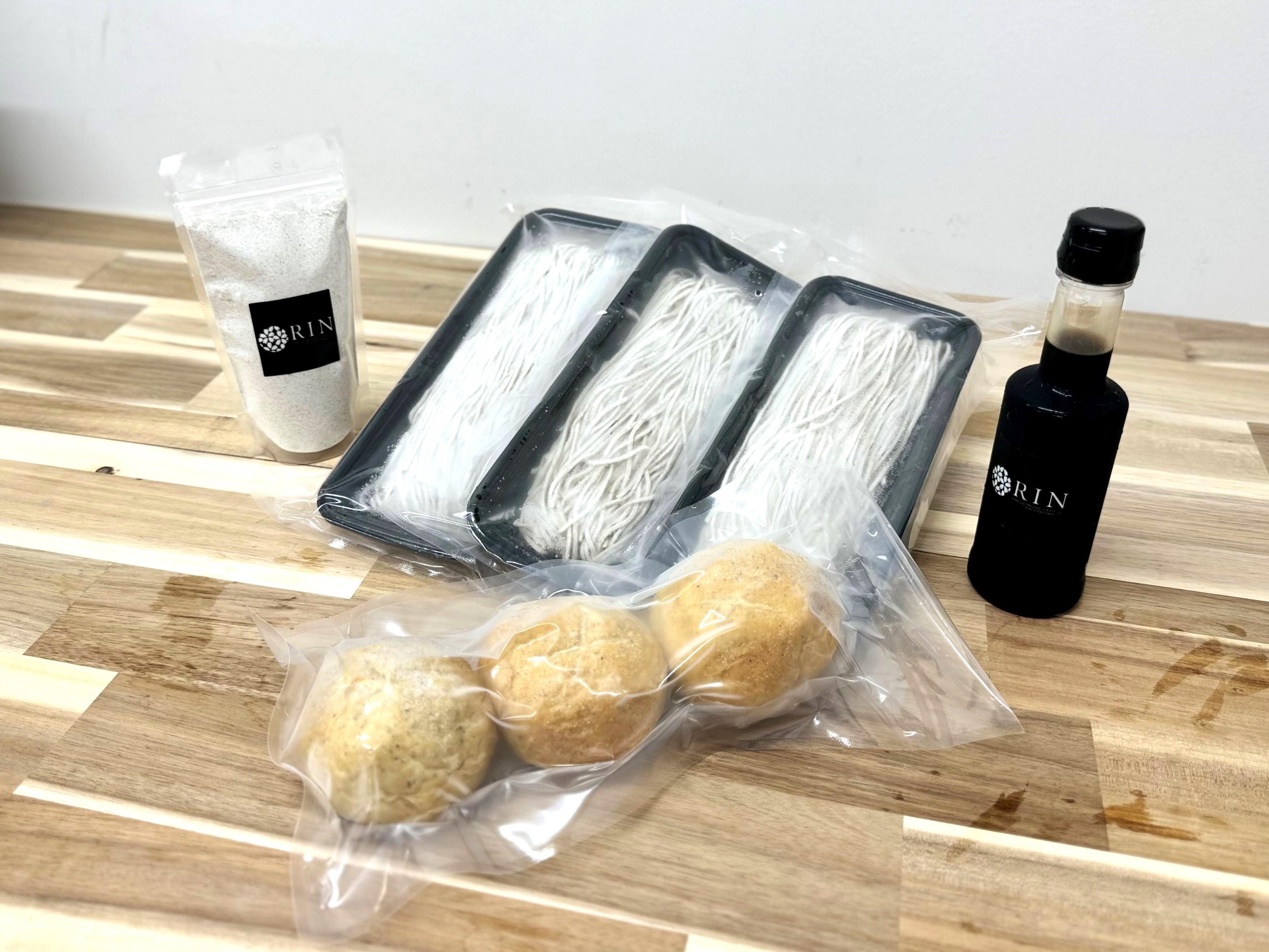 冷凍そば+冷凍そばパンセット｜蕎麦 ソバ そば湯 冷凍食品 年越しそば めんつゆ そばつゆ パン セット 日光市