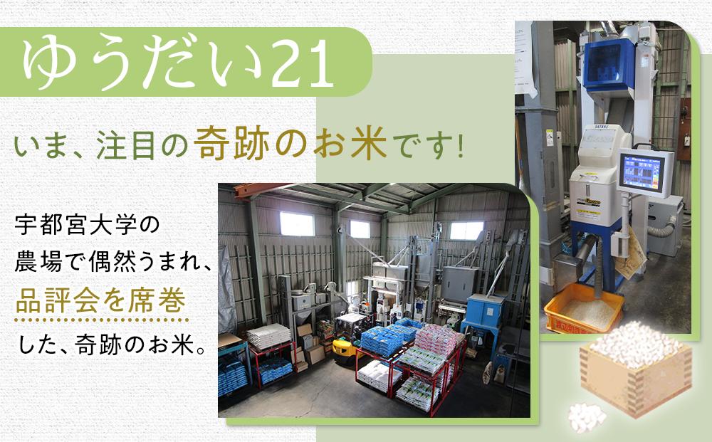 令和7年産 特別栽培米 ゆうだい21　4Kg（2Kgｘ2）｜お米 減農薬 無化学肥料栽培 栃木県 日光市