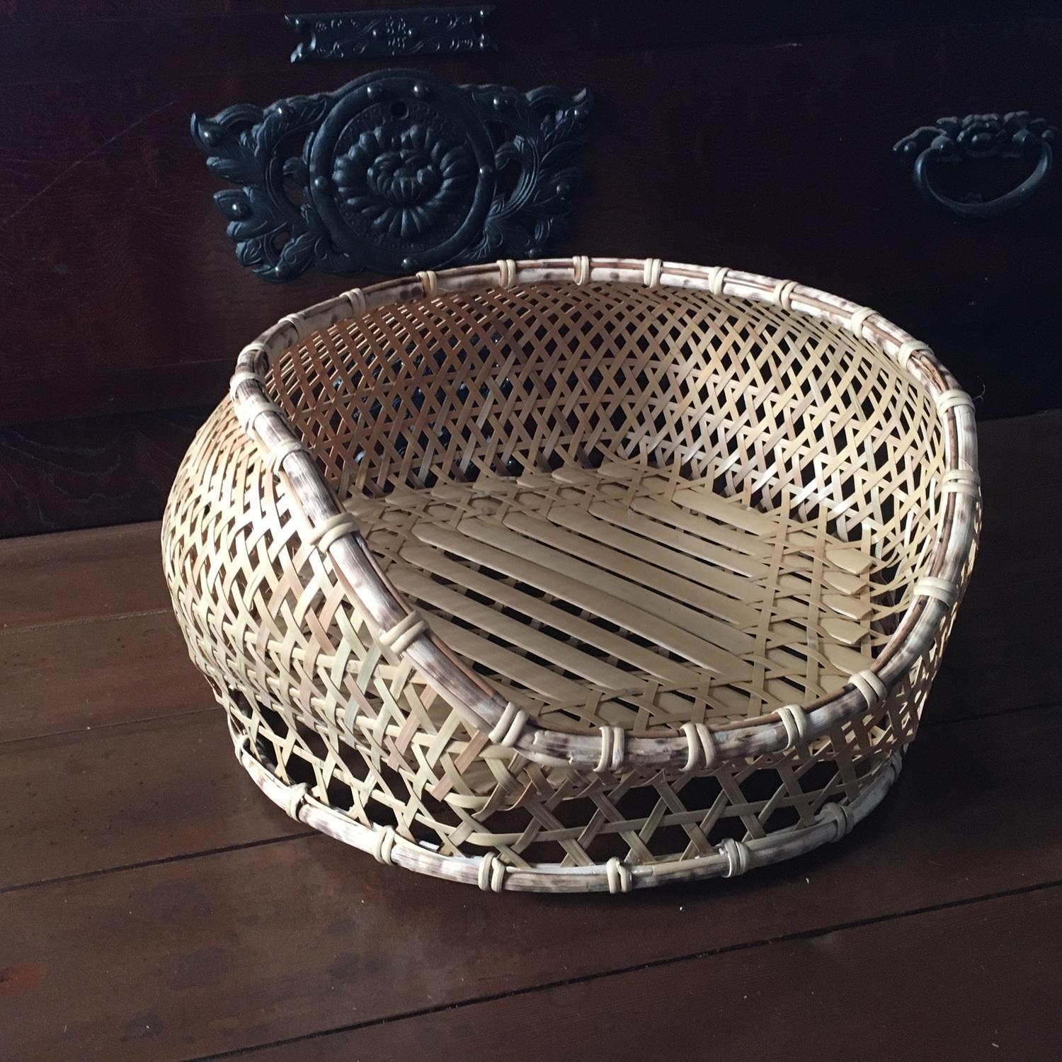 竹編み猫ベット２　※受注生産につき、発送までに最大2ヶ月程かかる場合あり ｜ 竹工芸 伝統工芸品 日用品 雑貨 栃木県 大田原市