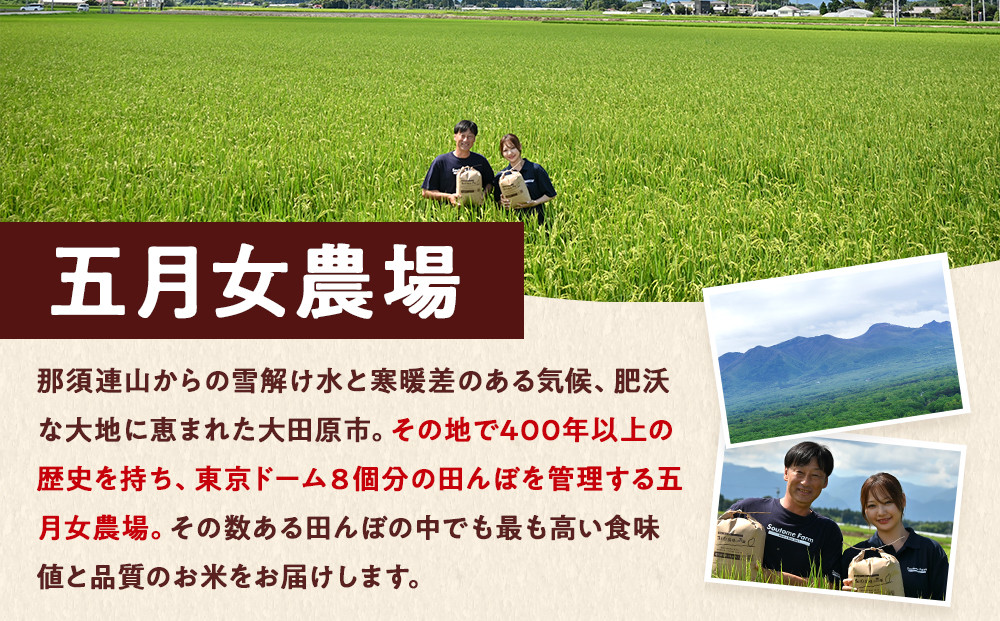 令和7年産 精米 特別栽培米 コシヒカリ「五月女農場のお米」(5kg)  ｜ 農家直送 産地直送 産直 栃木県 大田原市 こしひかり