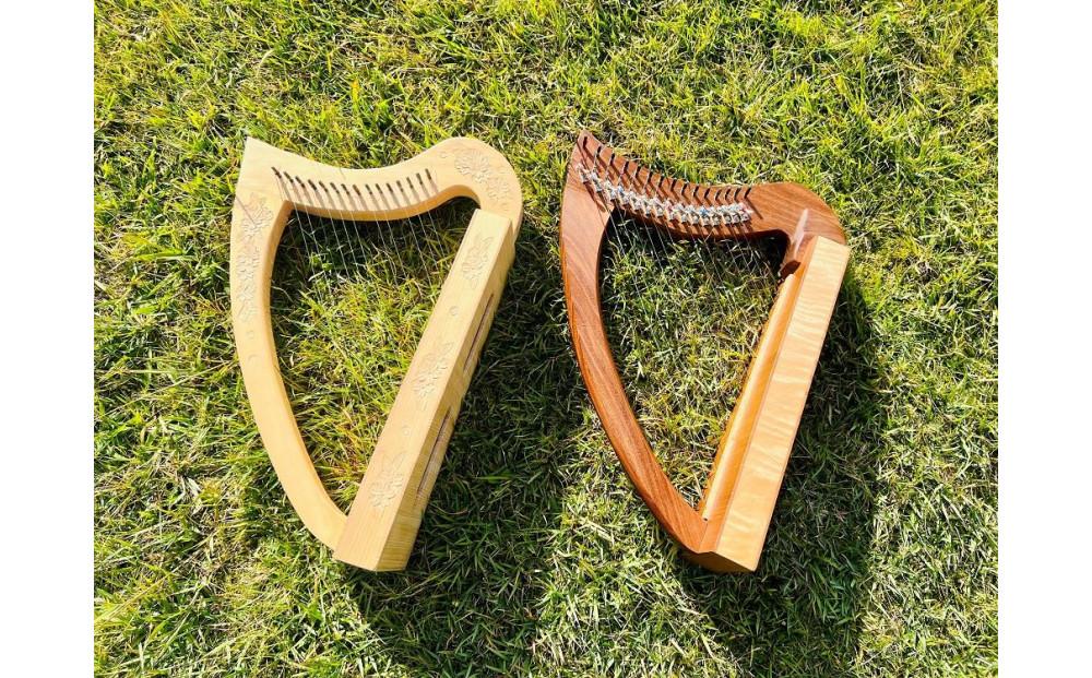 竪琴教室林音　国産材 ハープ 「森の竪琴」　1時間体験レッスンチケット（5名様まで） ｜ 音楽 利用券 体験 教室 