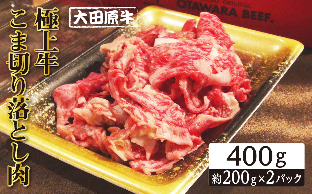 大田原牛 極上牛 こま切り落とし肉（400g）| ブランド 和牛 牛肉 高級 切り落とし 牛丼