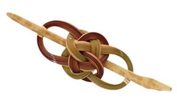 【竹工芸家／八木澤  正氏作】竹のヘアーピン　１個