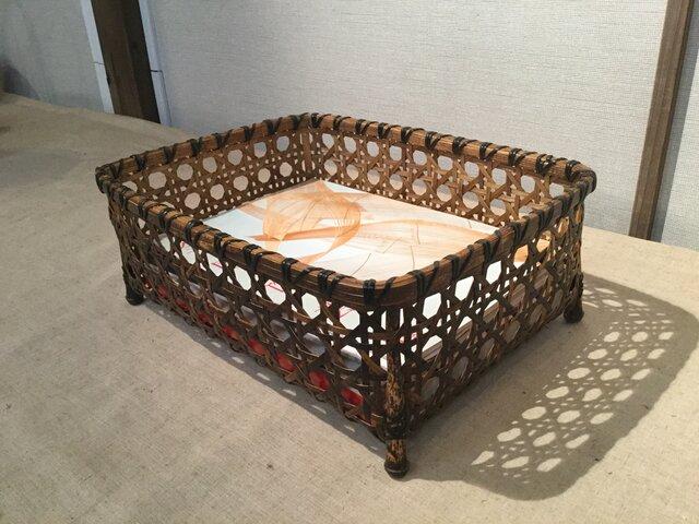 A4八つ目整理かご　※受注生産につき、発送までに最大2ヶ月程かかる場合あり ｜ 竹工芸 伝統工芸品 日用品 雑貨 栃木県 大田原市