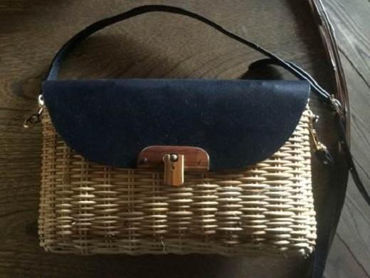 紅籐ポシェット２　２３×５×１５ｃｍ　※受注生産につき、発送までに最大2ヶ月程かかる場合あり ｜ 竹工芸 伝統工芸品 日用品 雑貨 栃木県 大田原市