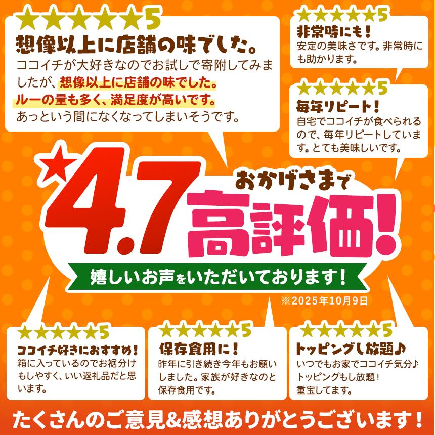 【定期便3回】ココイチ カレー Rセット (甘口ポーク5個)  (毎月お届け）｜カレー CoCo壱番屋 常温保存 非常食 簡単 時短 自宅用 キャンプ  ふるさと納税 Rセット【定期3回】| 21,000円