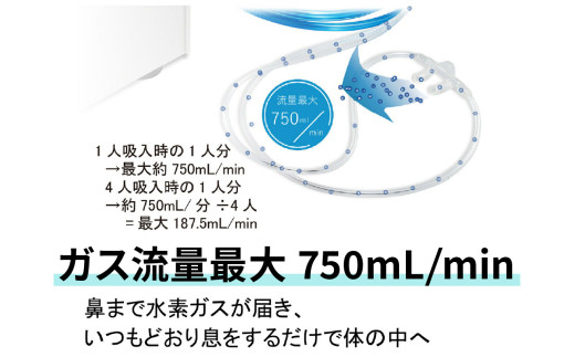 吸入用水素ガス生成器「Vital Share (バイタルシェア)」1台 家庭向け 標準仕様｜日省エンジニアリング AWH-008 