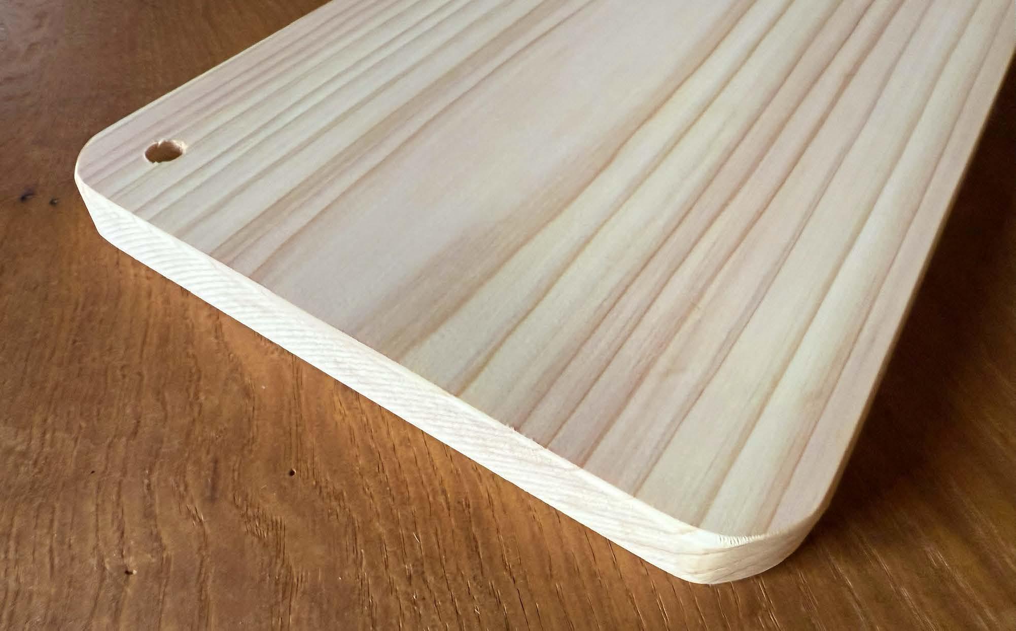 栃木県産ひのき「一枚板 ミニまな板」1枚｜ひのき 檜 ヒノキ 一枚板 キッチン用品 台所用品 天然素材 天然木 国産 木工品 まな板 キッチン アロマ リラックス 栃木県 矢板市