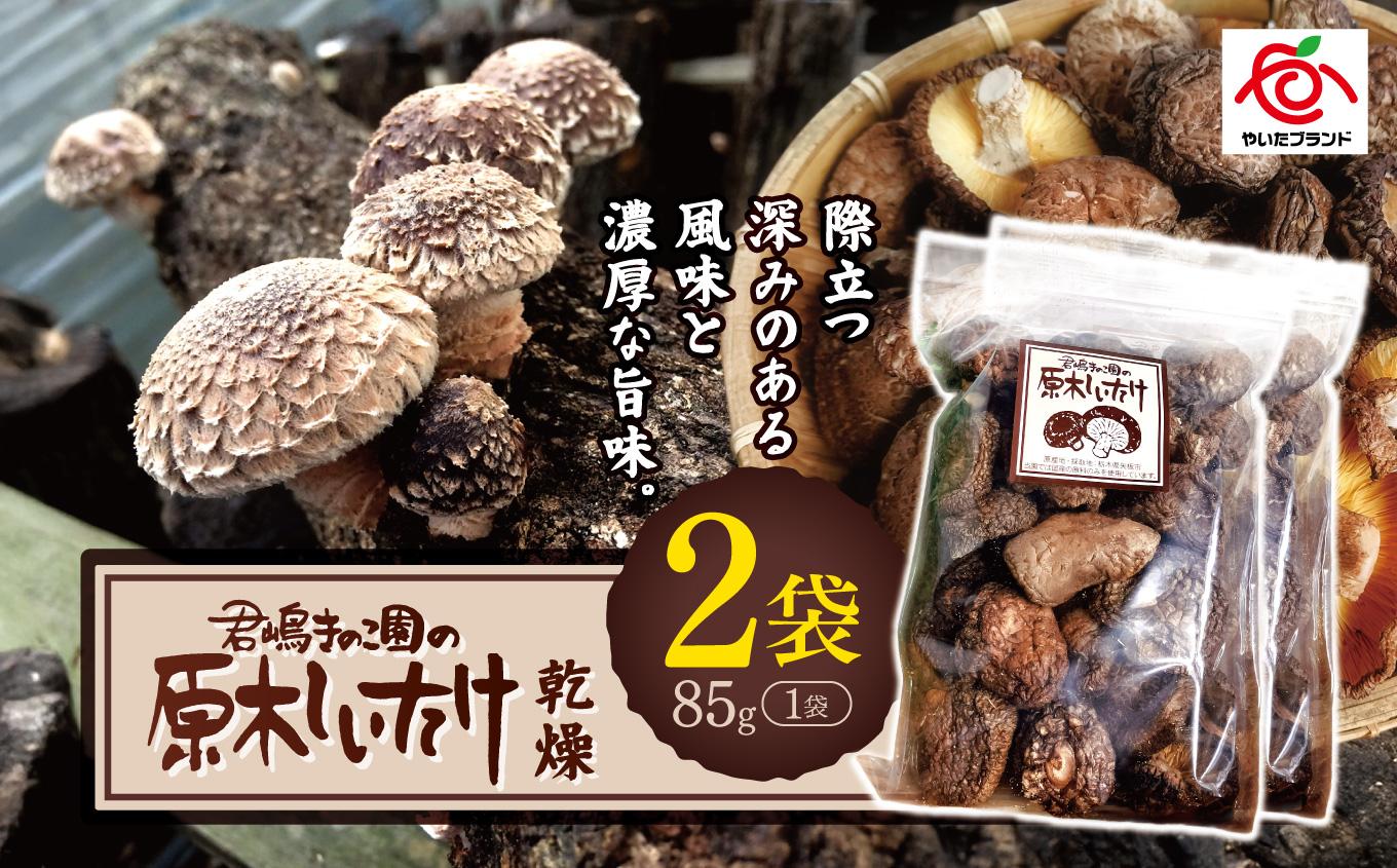乾燥しいたけ 2袋｜栃木県 矢板市 しいたけ 椎茸 産地直送  乾燥 2袋 | 9,500円