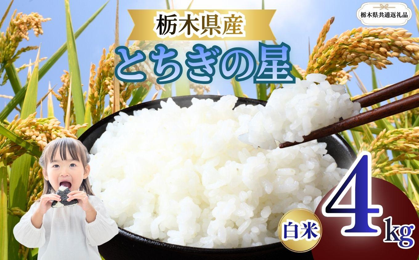 とちぎの星 精米 4kg  | 栃木県 矢板市