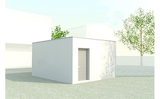 防災シェルター 地上型 エコノミータイプ(設置に関して、事前の地盤調査等の打ち合わせが必須となります) 