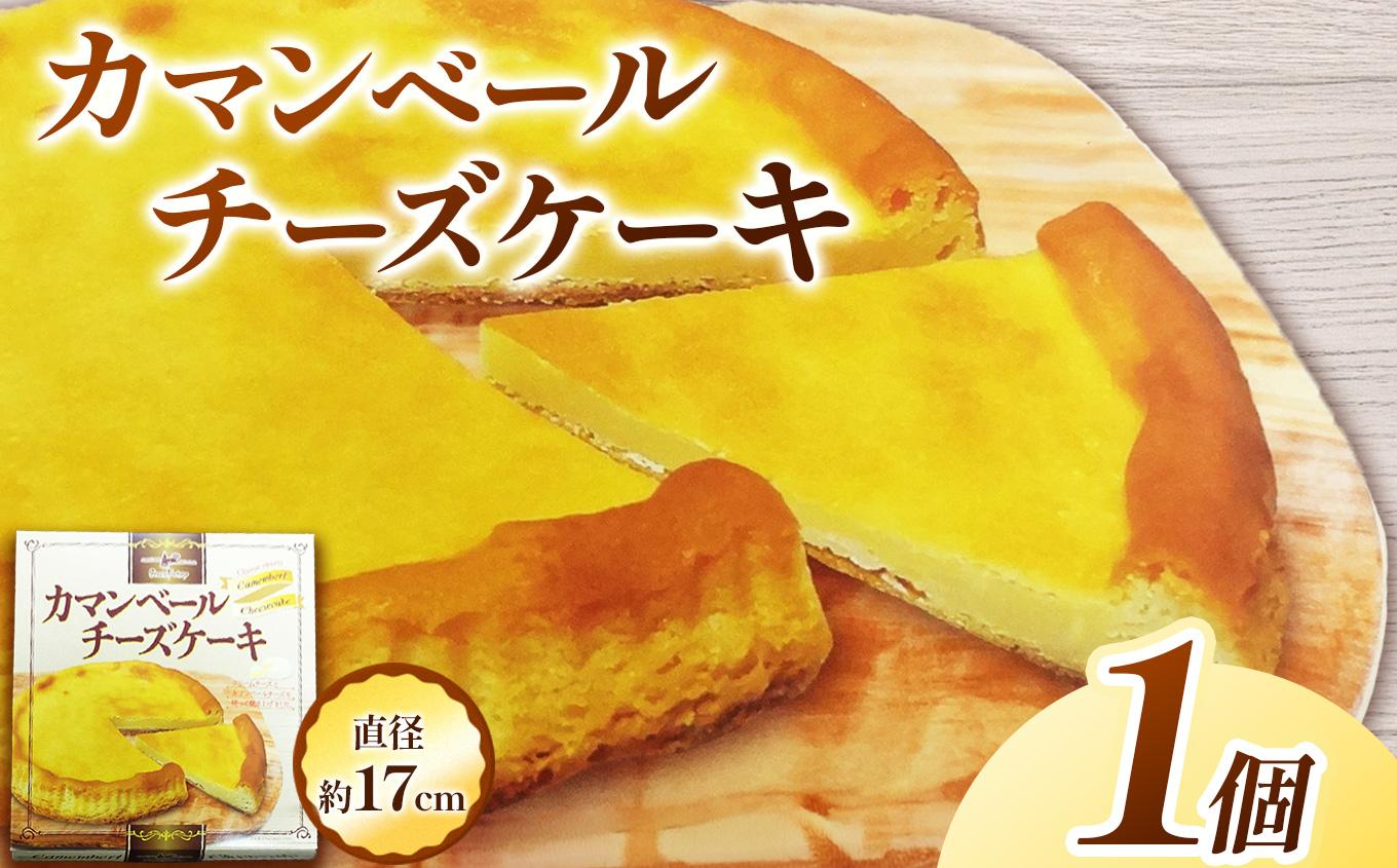 カマンベールチーズケーキ(1個直径約17cm)×1袋　|チーズ ケーキ カマンベール 濃厚 とろける スイーツ お取り寄せ グルメ 美味しい　お茶菓子 ティータイム デザート ご褒美 贅沢 ふるさと 納税 栃木県 矢板市 1袋 計1個