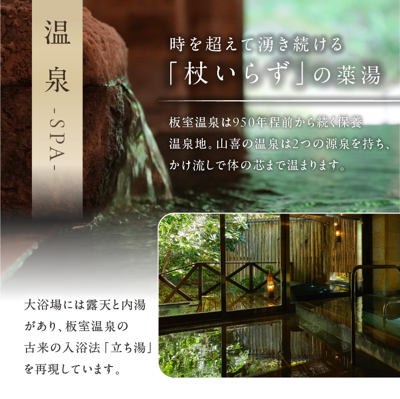 ONSEN RYOKAN 山喜　宿泊　30,000円クーポン券 ns013-004