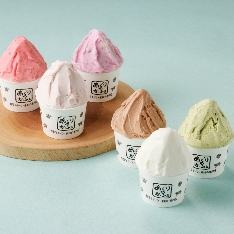 手作りジェラート６個セット【あぐりのかふぇ】 ns029-001