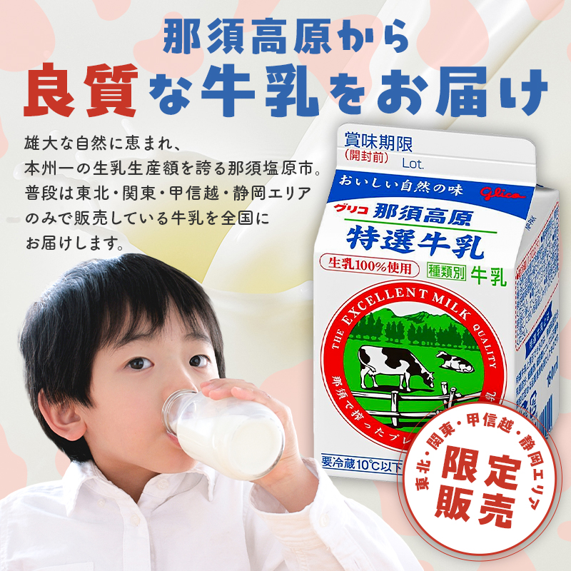 那須高原特選牛乳8本セット ns122-001