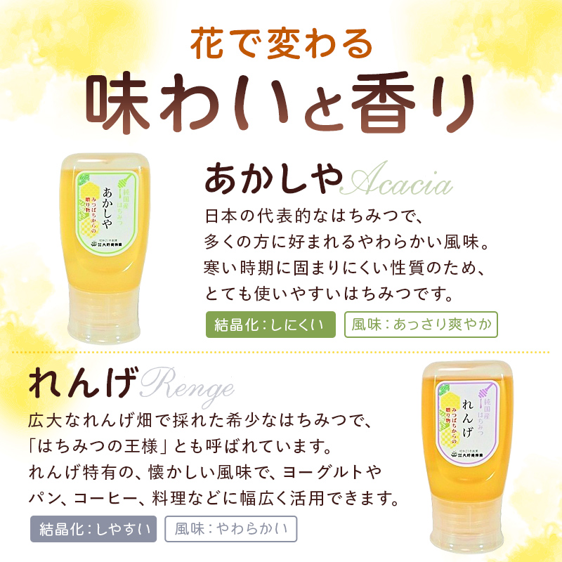 選りすぐり純国産はちみつ300g×5本セット ns008-010