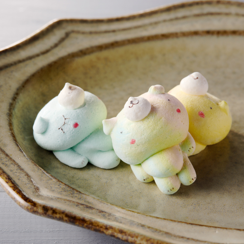 寝クマのクッキー缶 ns143-001