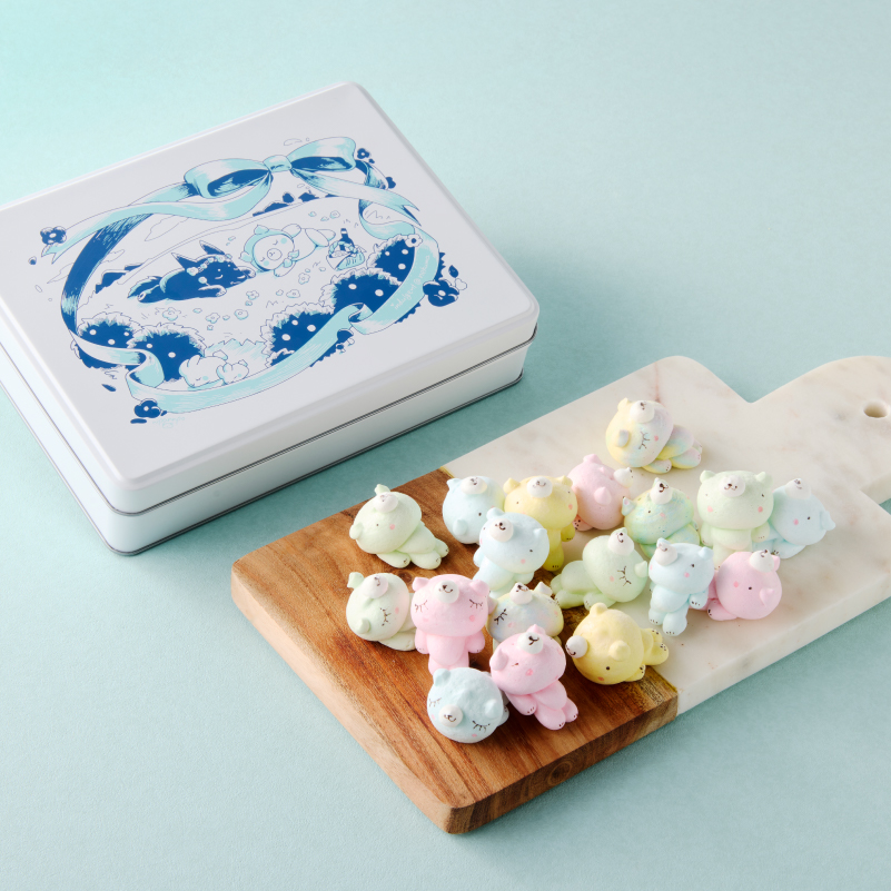 寝クマのメレンゲ缶 ns143-002