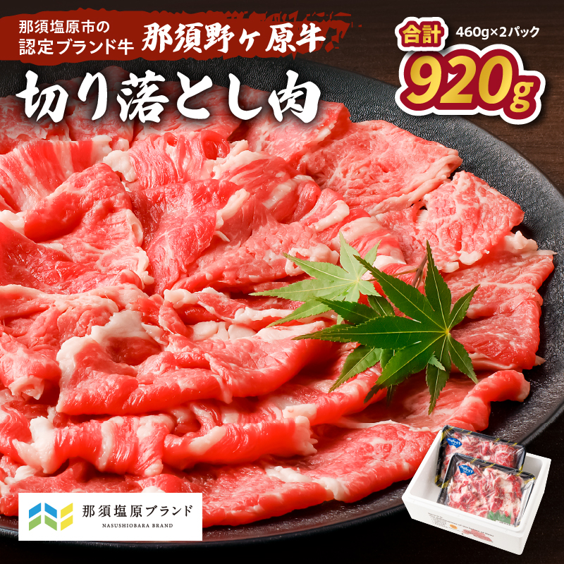 那須野ヶ原牛　切り落とし　460g×2パック ns004-020