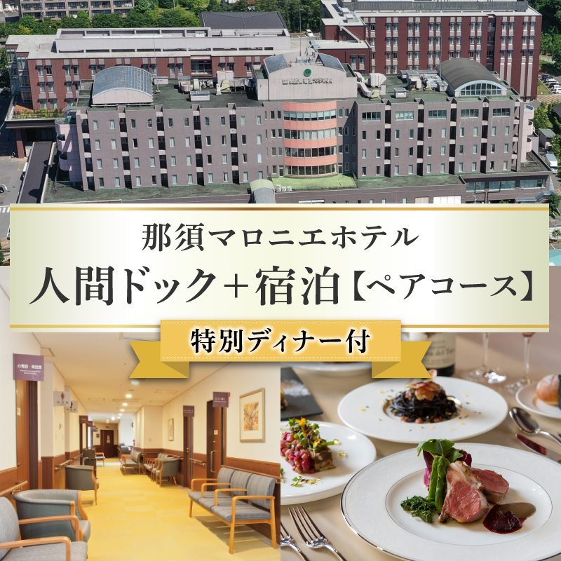 日帰り人間ドック+那須マロニエホテル宿泊+特別ディナー付ペアコース ns027-004