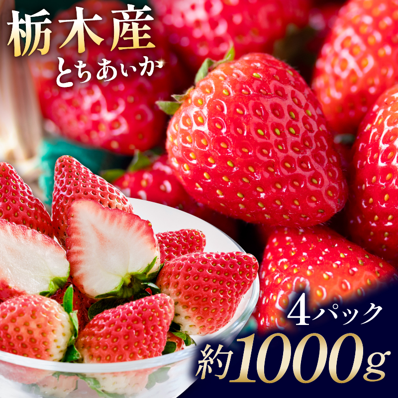 栃木県産　とちあいか4パック ns110-001-4