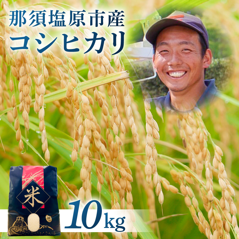 那須塩原市産コシヒカリ　10キロ ns130-001