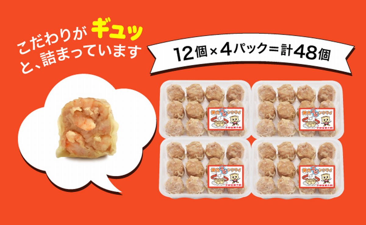 エビシウマイ 960ｇ（４８個）焼売 海老焼売 冷凍焼売 冷凍食品 中華惣菜 中華点心 グルメ 送料無料