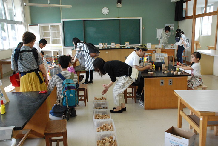 木片木工体験(６名分) ものづくり 手作り おもちゃ 玩具 家族 親子