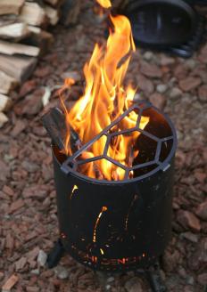 グランピングストーブ（S）＋薪入れ五徳（S）セット　アウトドア キャンプ 焚き火 たき火 たきび 焚火 ※着日指定不可