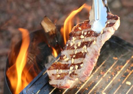 極厚グリルプレート（M）　アウトドア キャンプ 鉄板 ※着日指定不可