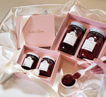 いちご＆ブルーベリー コンフィチュール 500g×各1瓶セット 合計1kg ロイヤルクイーンのいちごと無農薬ブルーベリーの果実ゴロゴロ！