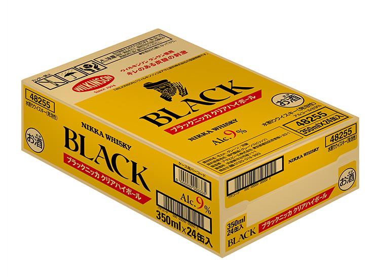 ブラックニッカクリアハイボール　350ml　24缶｜栃木県さくら市で熟成 ウィスキー お酒 酒 お湯割り 水割り ロック 飲む 国産 洋酒 ジャパニーズ ウイスキー 蒸溜所 家飲み 洋酒 アルコール 贈答 ギフト 贈り物