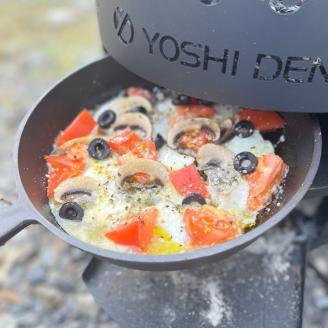 グランピングクッキングM　アウトドア キャンプ 焚き火 たき火 たきび 焚火 ※着日指定不可