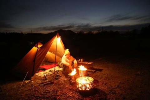 グランピングストーブ（L）　アウトドア キャンプ 焚き火 たき火 たきび 焚火 ※着日指定不可