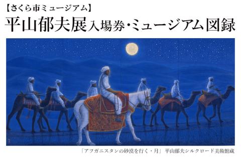 【さくら市ミュージアム】平山郁夫展入場券・ミュージアム図録