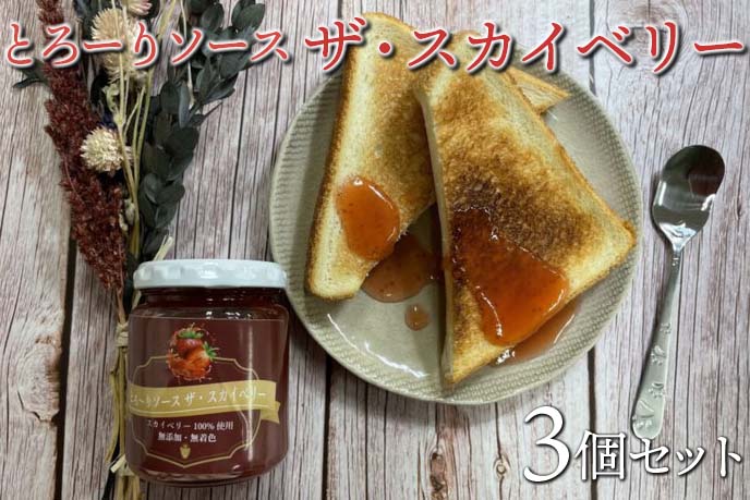 とろーりソース　ザ・スカイベリー３個セット