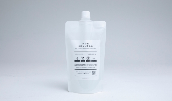 8-9 トウモロコシから生まれた敏感肌用シャンプー NON SHAMPOO 400ml | ヘア 髪 家族 日用品 使い心地 敏感肌