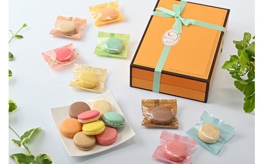 10-24　マカロンギフト（16個入り 8種類×2個）｜スイーツ 洋菓子 お菓子 詰め合わせ※着日指定不可