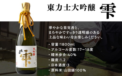40-3　地酒　東力士大吟醸　雫※着日指定不可