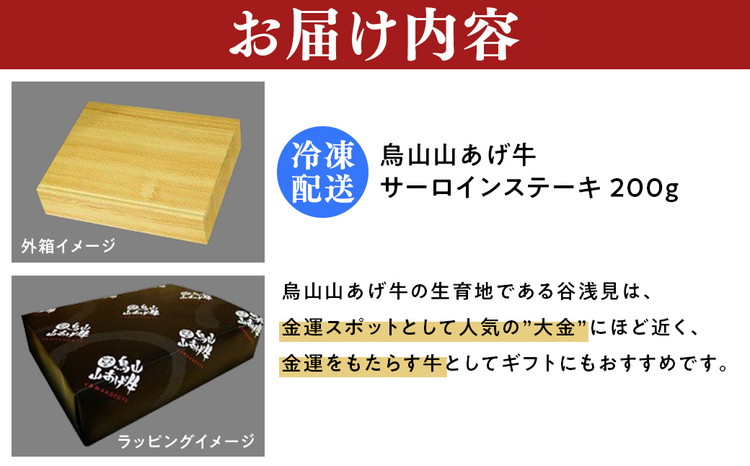 12-4　烏山山あげ牛サーロインステーキ200g