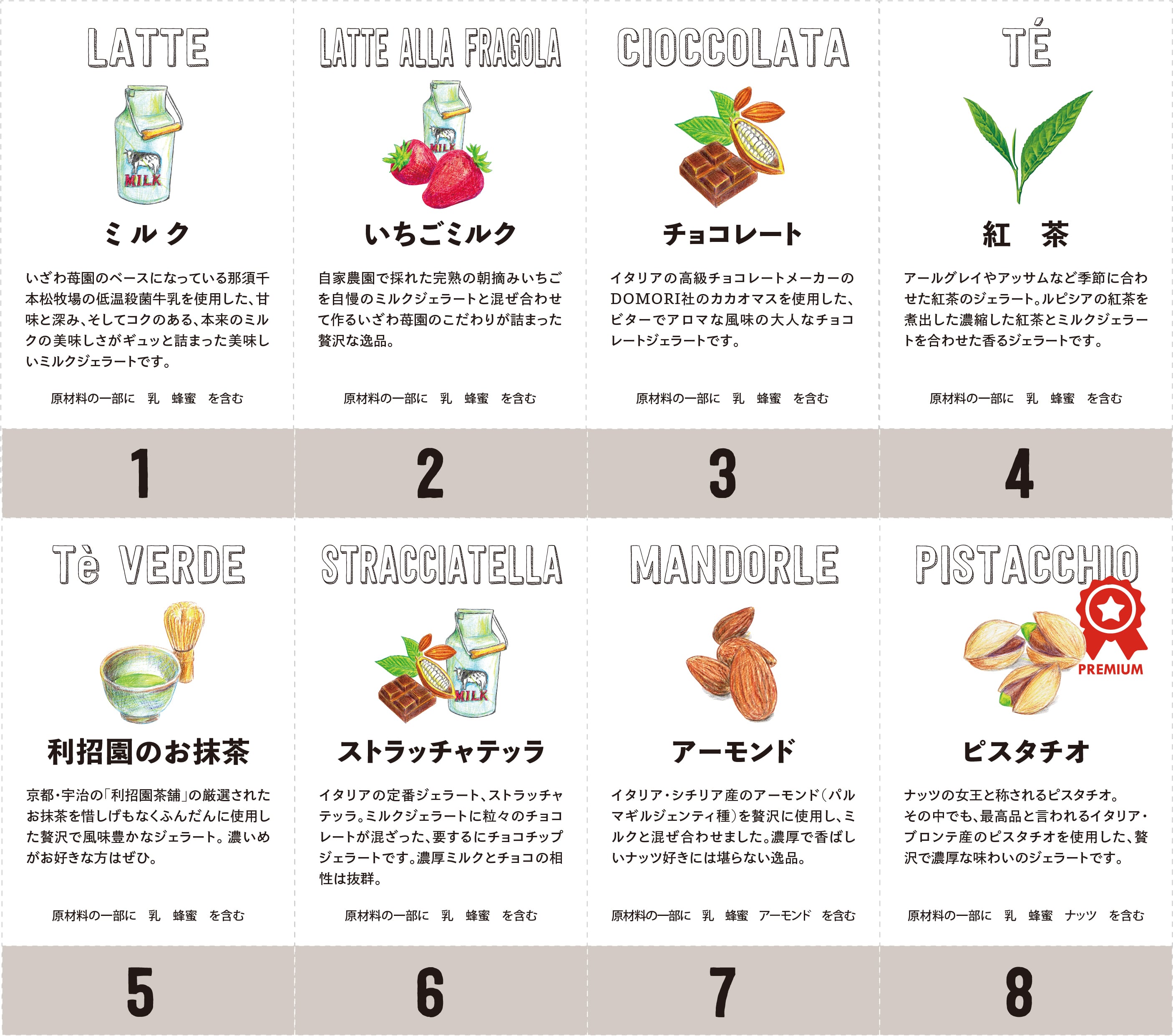 【下野ブランド】ジェラート アソート 8個セット  | アイスクリーム シャーベット お菓子 スイーツ 栃木県 特産品 下野市 しもつけ市