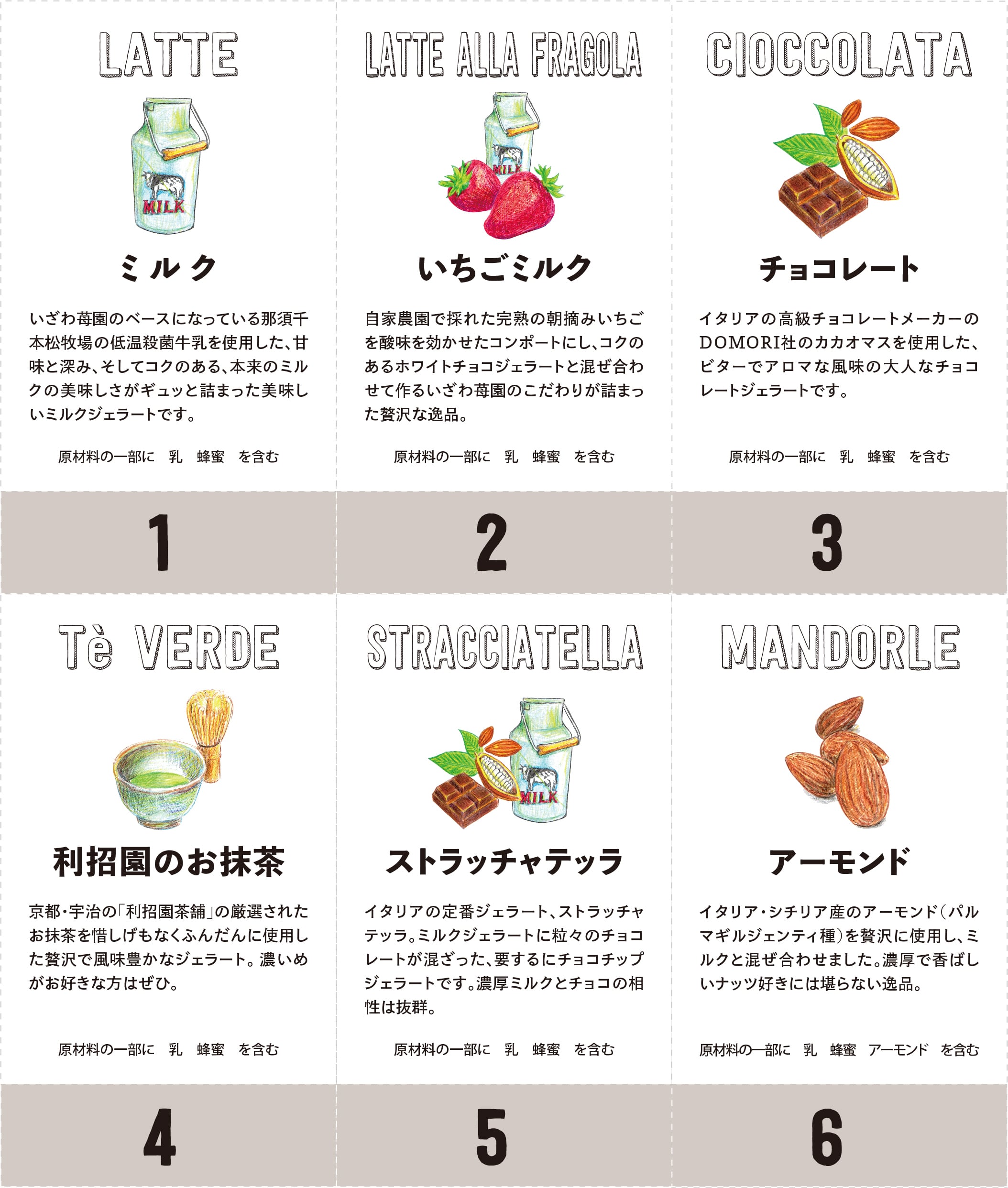 【下野ブランド】ジェラート アソート 6個セット  | アイスクリーム シャーベット お菓子 スイーツ 栃木県 特産品 下野市 しもつけ市