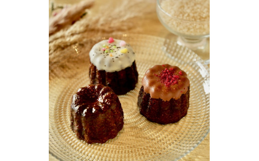 米粉のカヌレ6点セット 人気No.1生ティラミス3個 /プレーン/ショコララズベリー/紅茶各1個グルテンフリー | 洋菓子 おやつ スイーツ ティータイム 贈答用 プレゼント