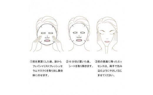 【シーボン】フェイシャリスト　フレッシュセラムマスクC（エッセンスパック）※着日指定不可| C'BON シーボン 化粧品 CBON コスメ パック エッセンスパック マスクシート シートマスク うるおい くすみ 乾燥 保湿 ギフト プレゼント 贈り物